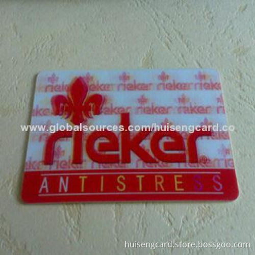 3D cards, ISO and SGS standards